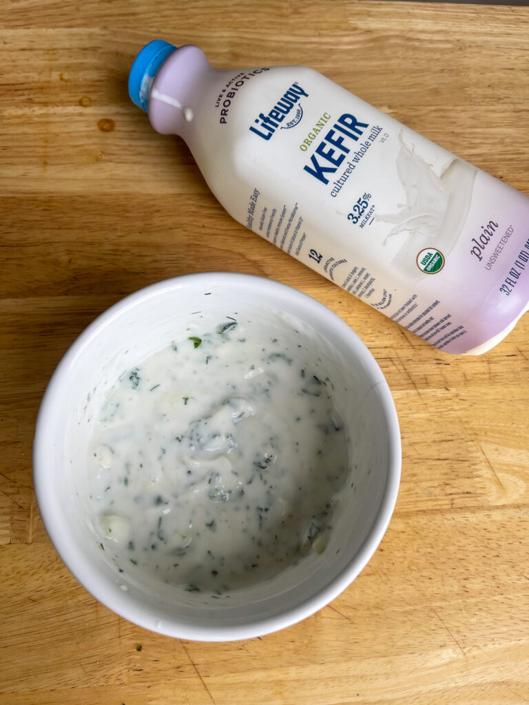 Homemade tzatziki