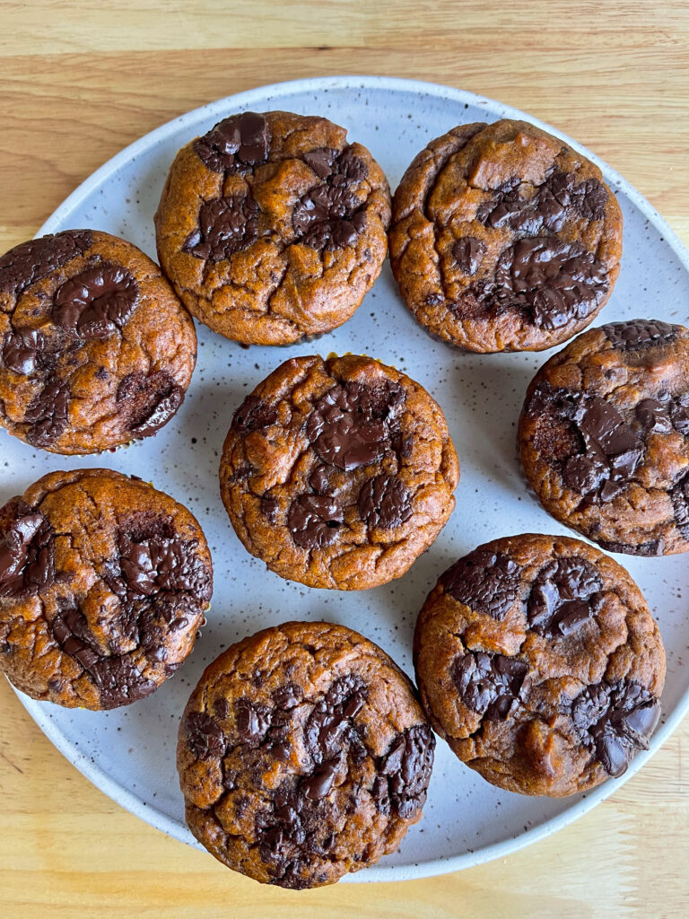 flourless pumpkin muffins