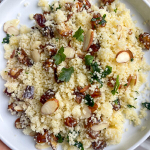 Date and almond couscous