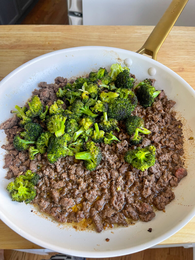 Beef and broccoli skillet