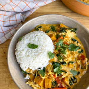 pumpkin chicken curry