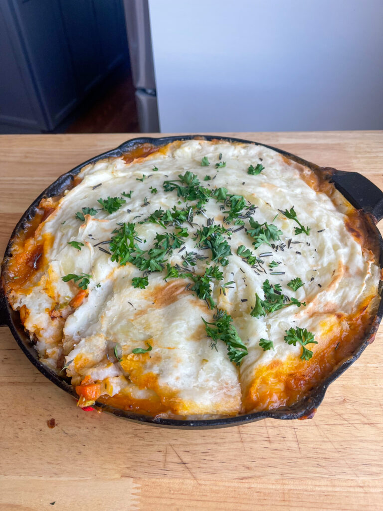 gluten free shepherds pie