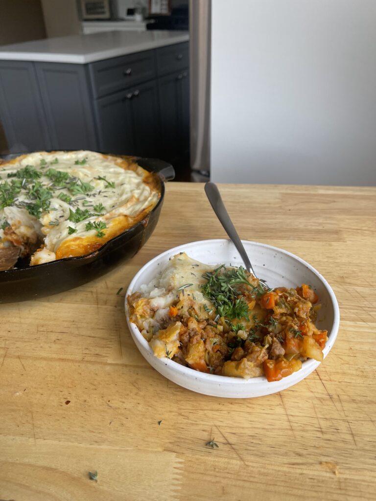 gluten free shepherds pie