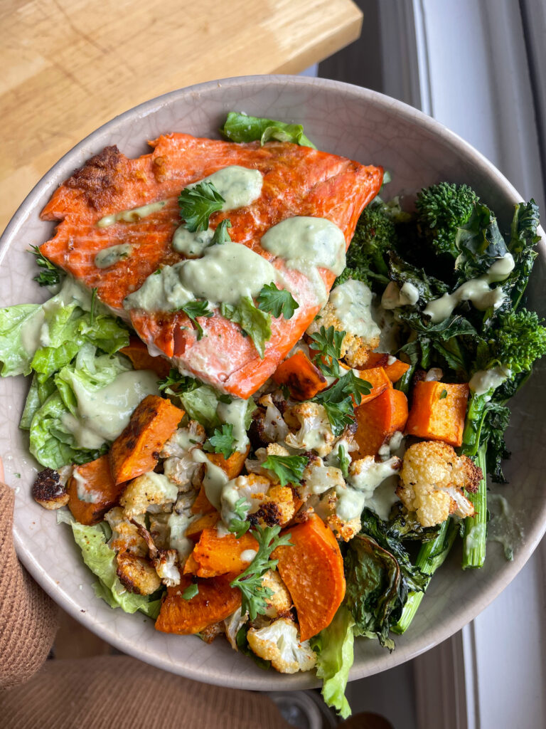 Salmon bowl