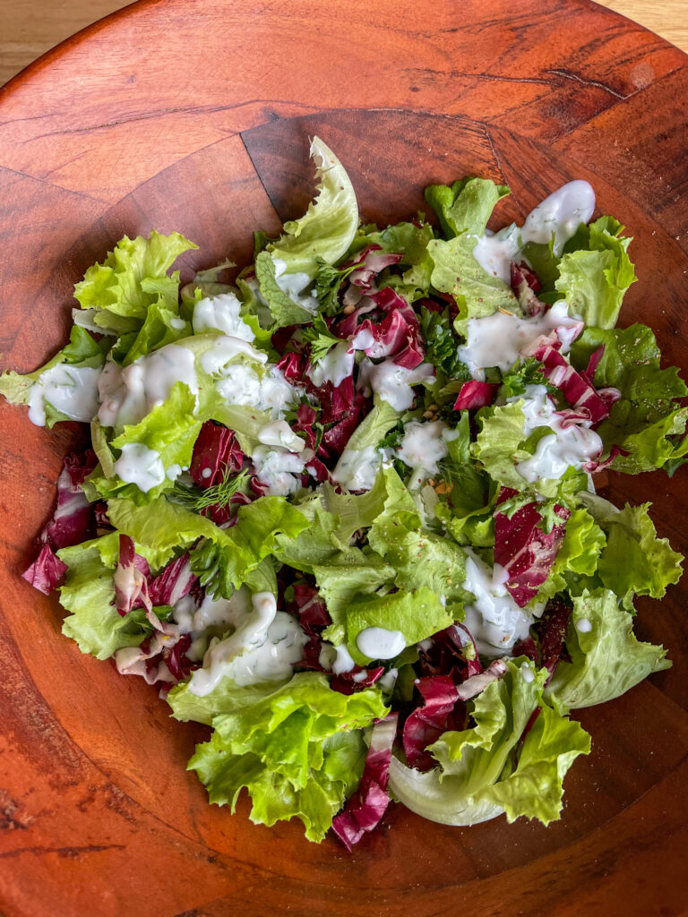 Mixed greek salad