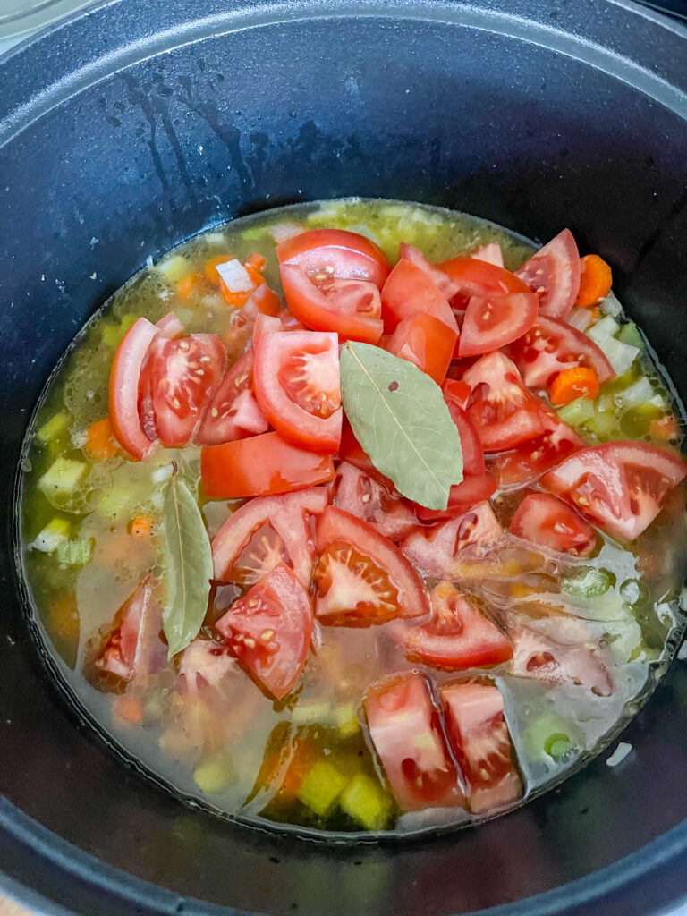 Soup coming together