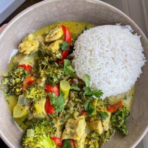 Lemongrass chicken curry