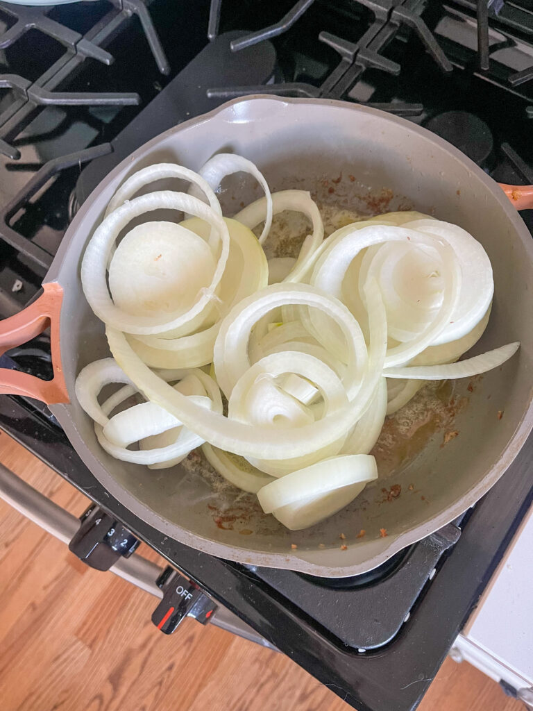 Sauteed onions