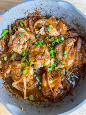 French onion chicken thighs