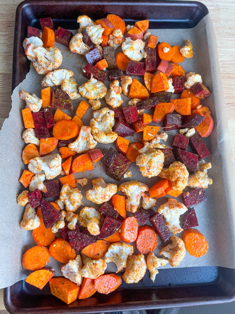 Roasted veggies