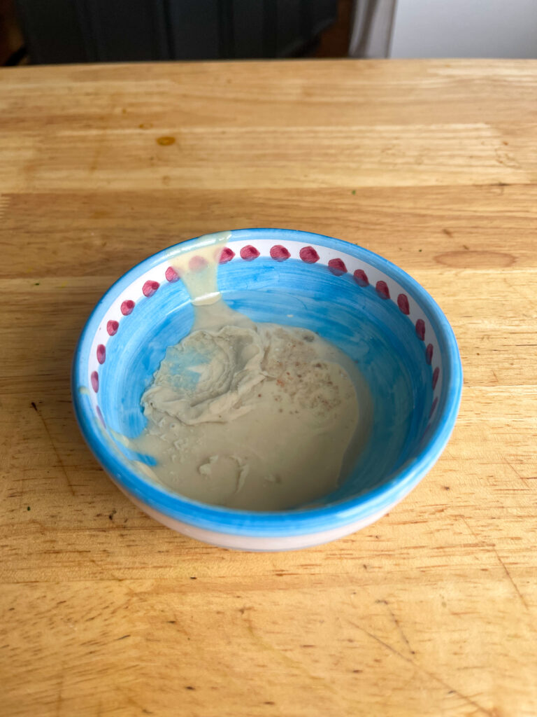 Creamy tahini sauce