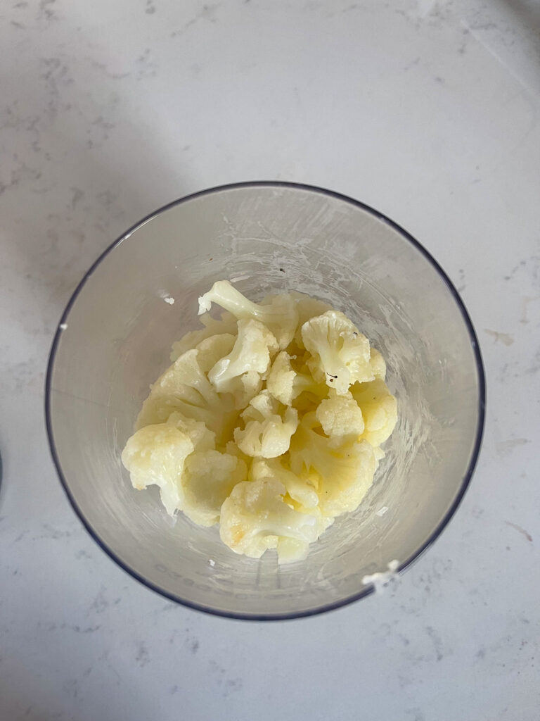 Cauliflower and coconut cream