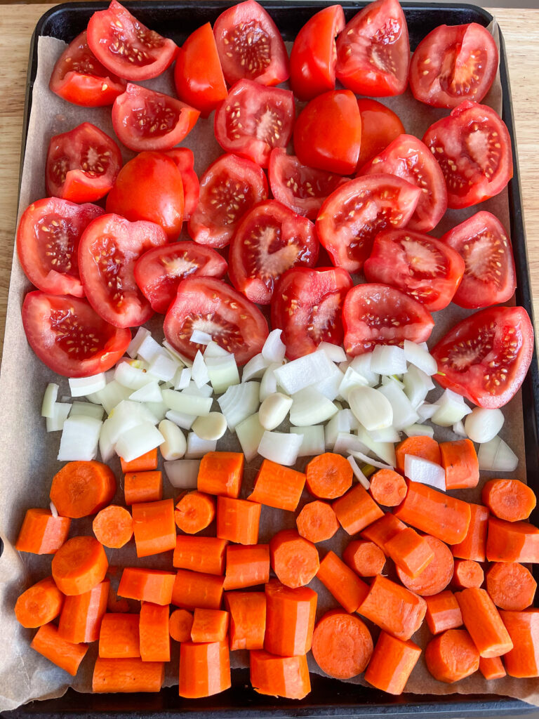 Tomatoes and carrots