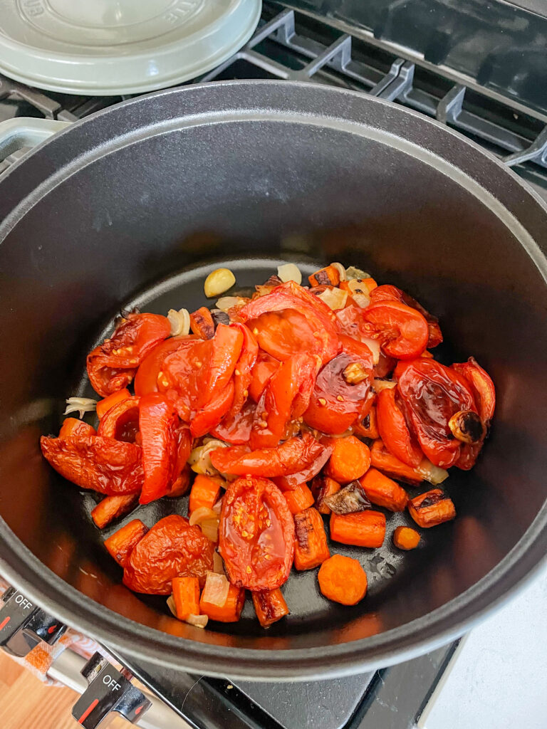 Tomato carrot soup