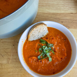 Tomato carrot soup