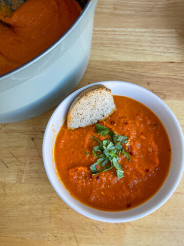 Tomato carrot soup