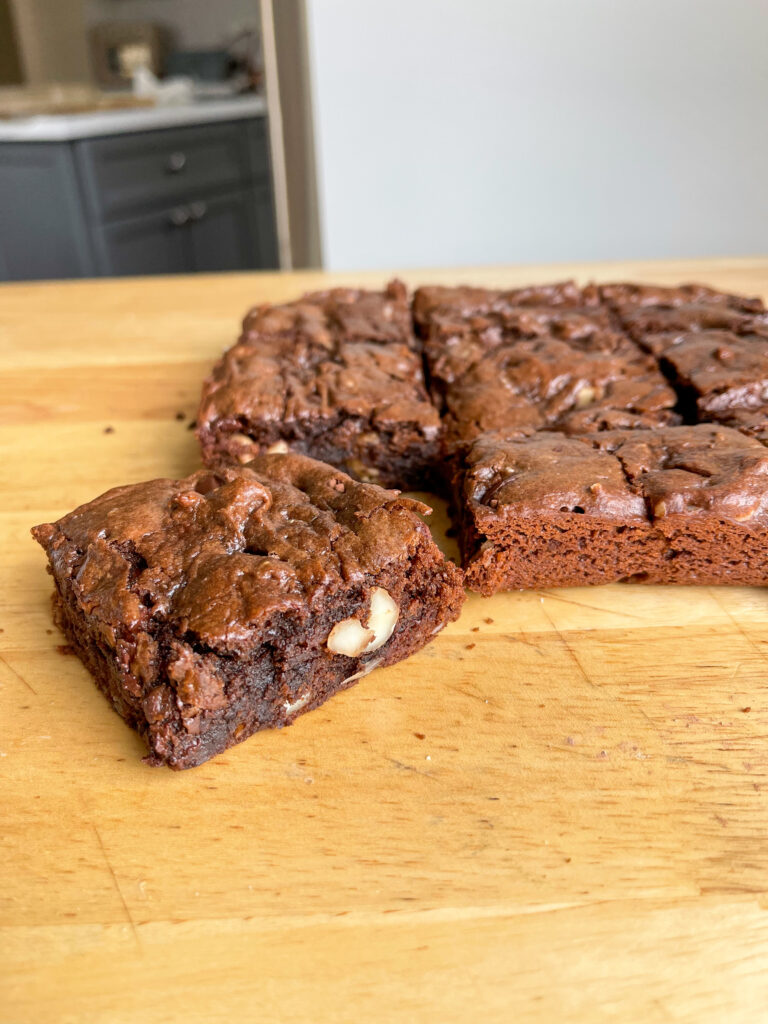 Macadamia nut brownies