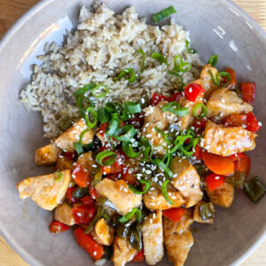 Gluten free chicken stir fry