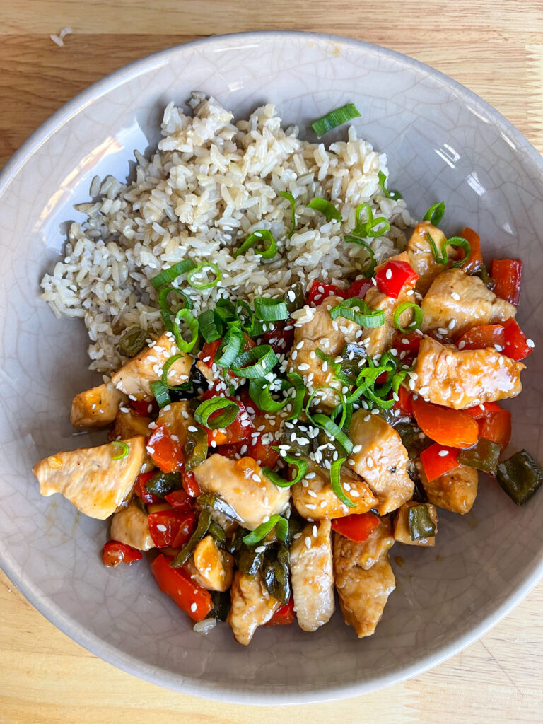 Gluten free chicken stir fry