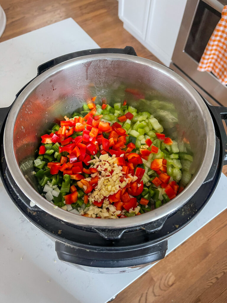 Veggies in chili