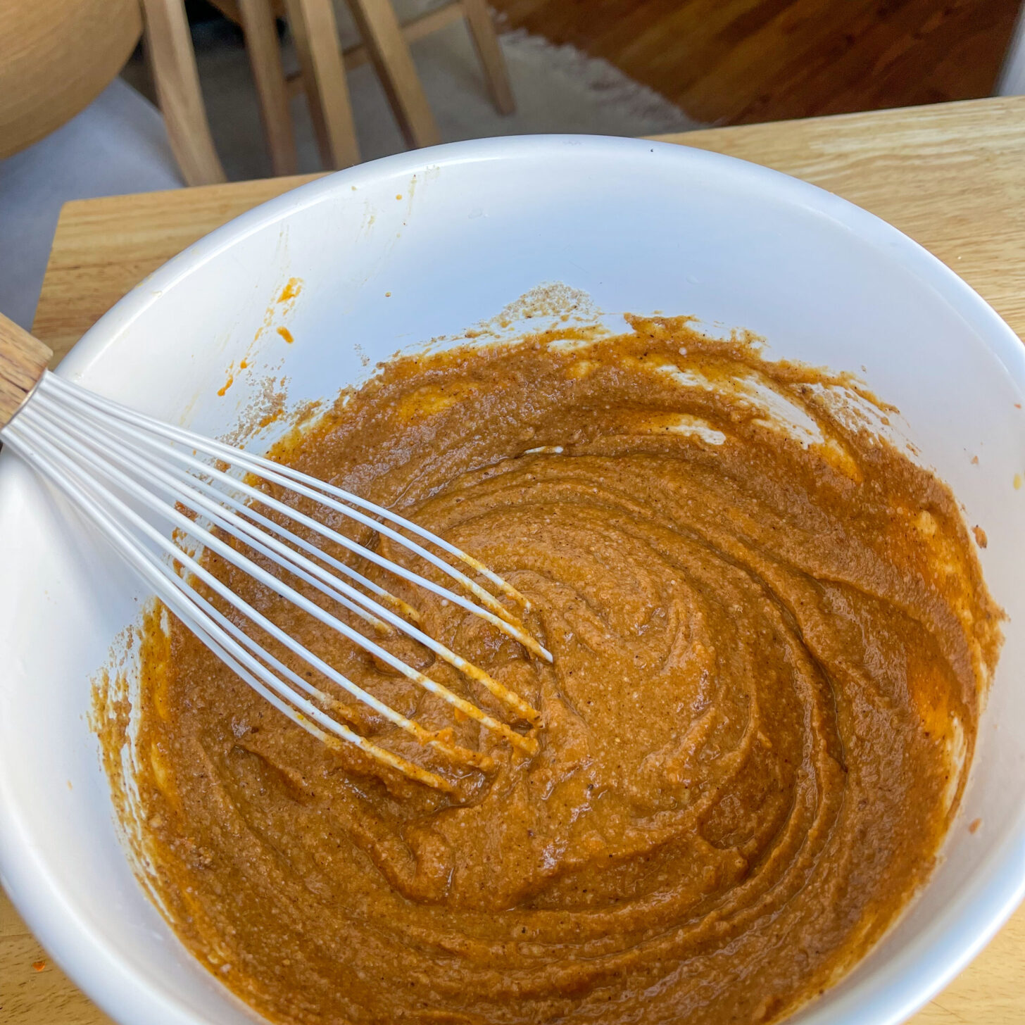 Paleo carrot cake batter