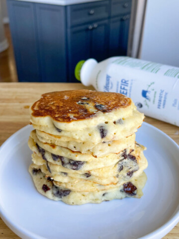 Gluten free chocolate chip pancakes