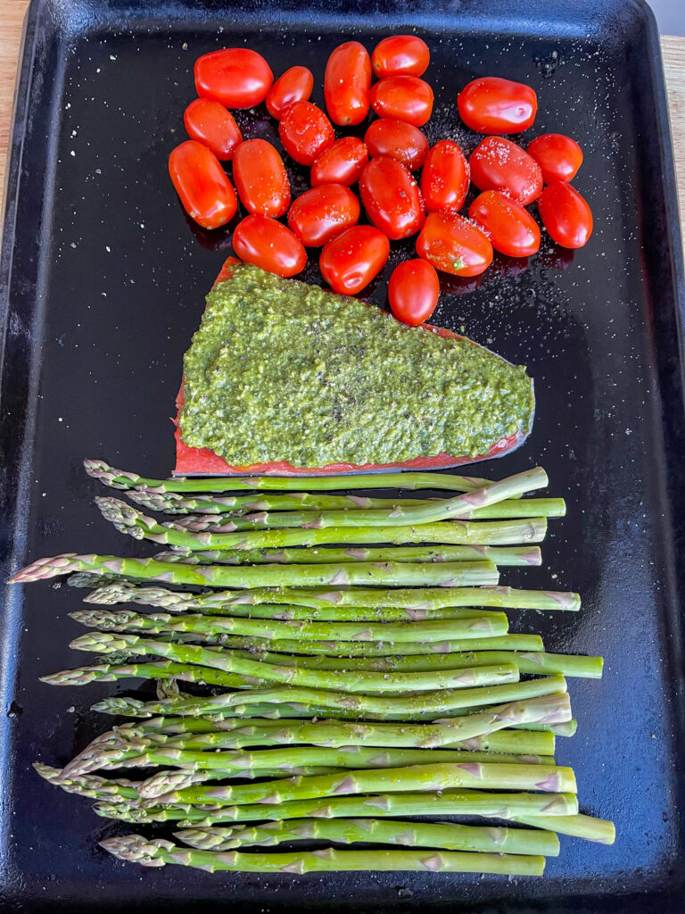 Sheet pan salmon