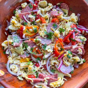 Gluten free italian pasta salad