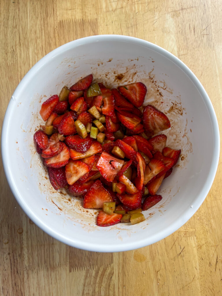 Strawberry rhubarb filling