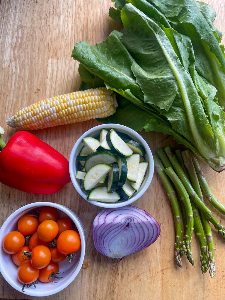 ingredients for salad