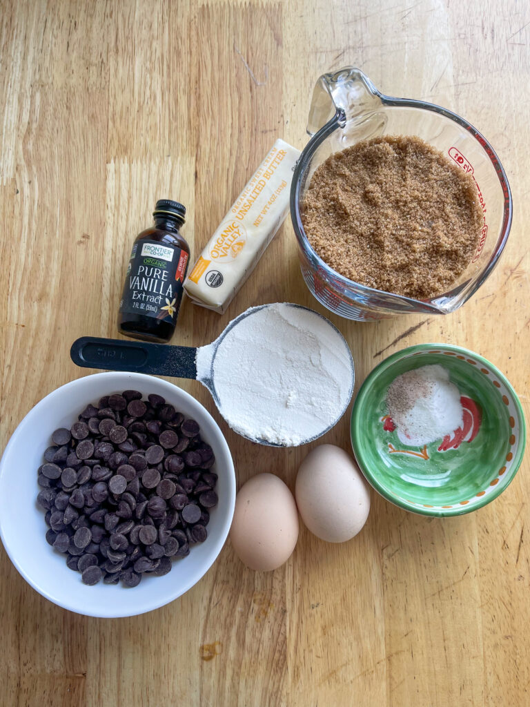 ingredients for cookies