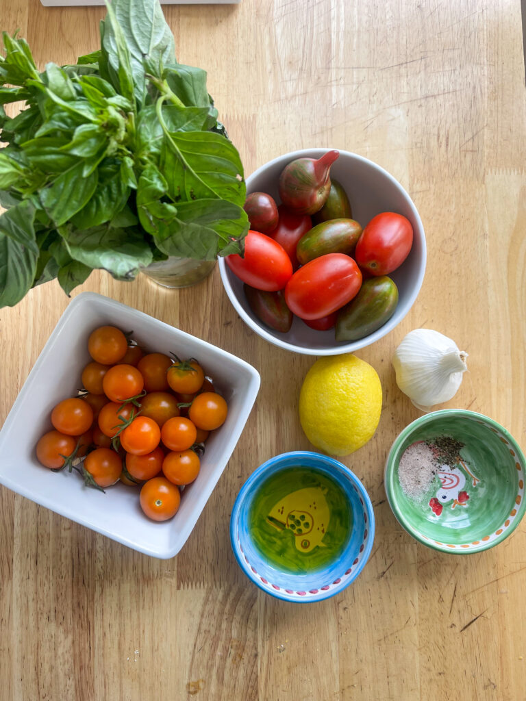 ingredients for sauce