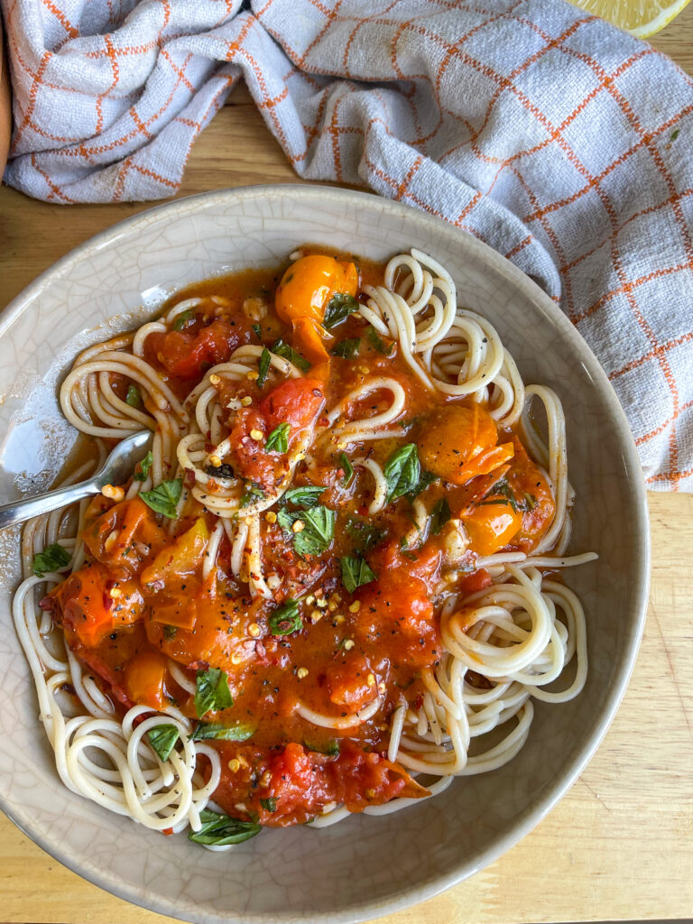 roasted cherry tomato sauce