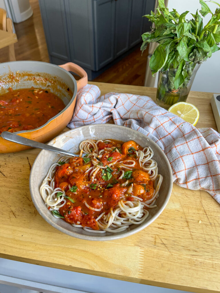 roasted cherry tomato sauce