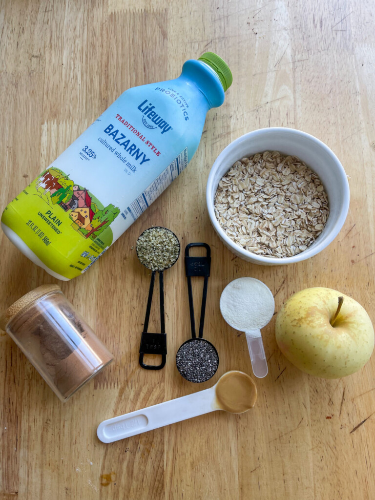 ingredients for overnight oats