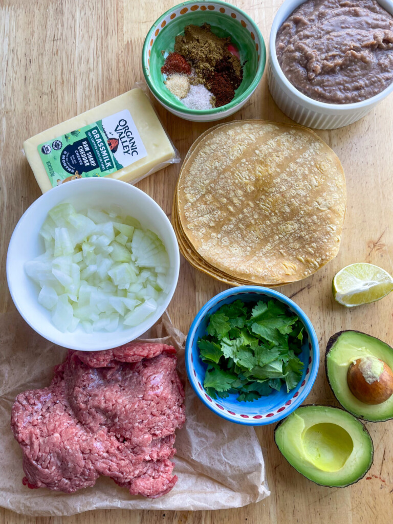 ingredients for tacos