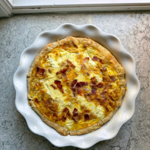 sourdough quiche