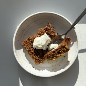 gingerbread baked oatmeal