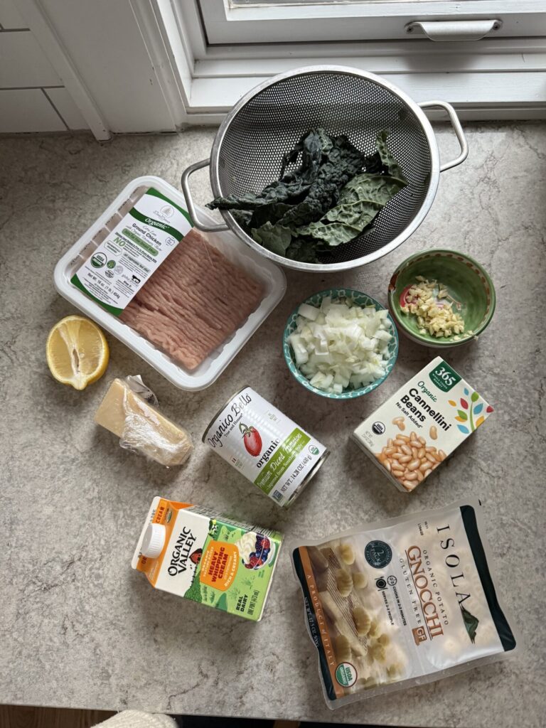 ingredients for tuscan gnocchi