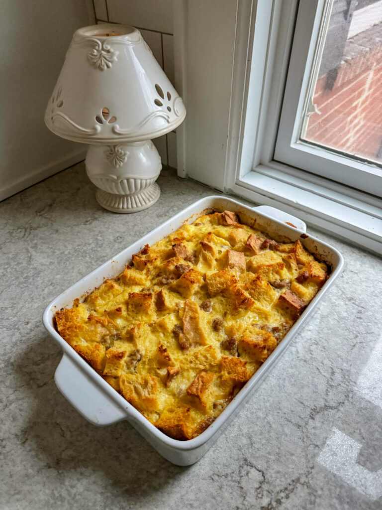 sourdough breakfast casserole