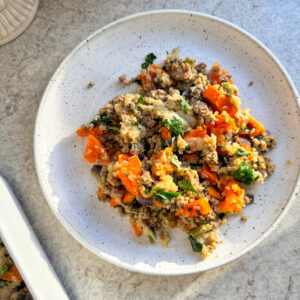 butternut squash and sausage casserole