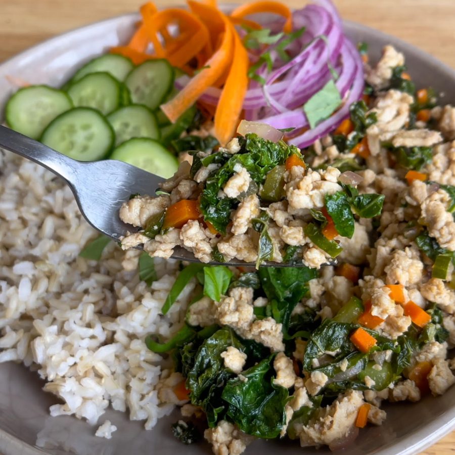 Chicken larb